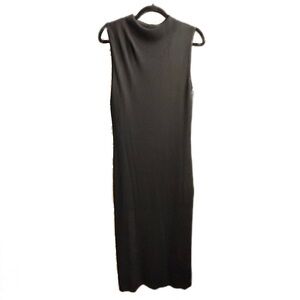 ANTONIO MELANI  | Women’s “Lori” Knit Dress Sleeveless Silhouette | Black | L